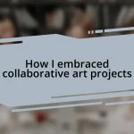 How I embraced collaborative art projects